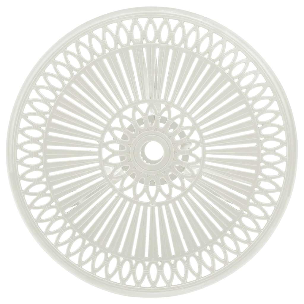 Set da Bistrot 3 pz in Alluminio Pressofuso Bianco