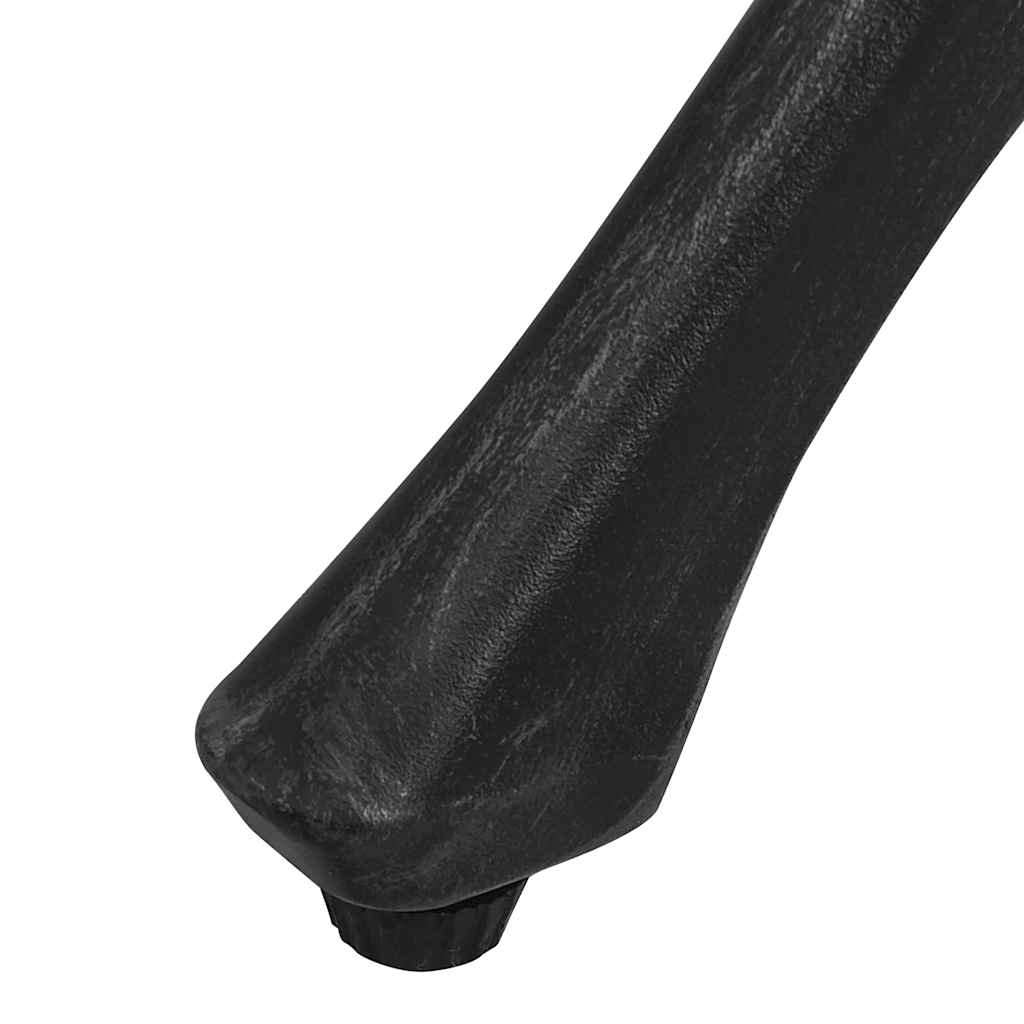 Set da Bistrot 3 pz in Alluminio Pressofuso Nero