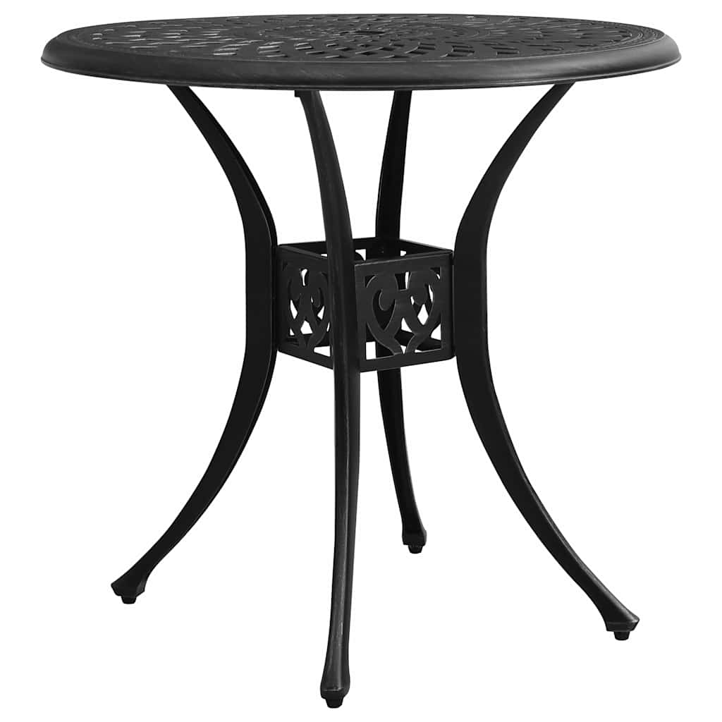 Set da Bistrot 3 pz in Alluminio Pressofuso Nero