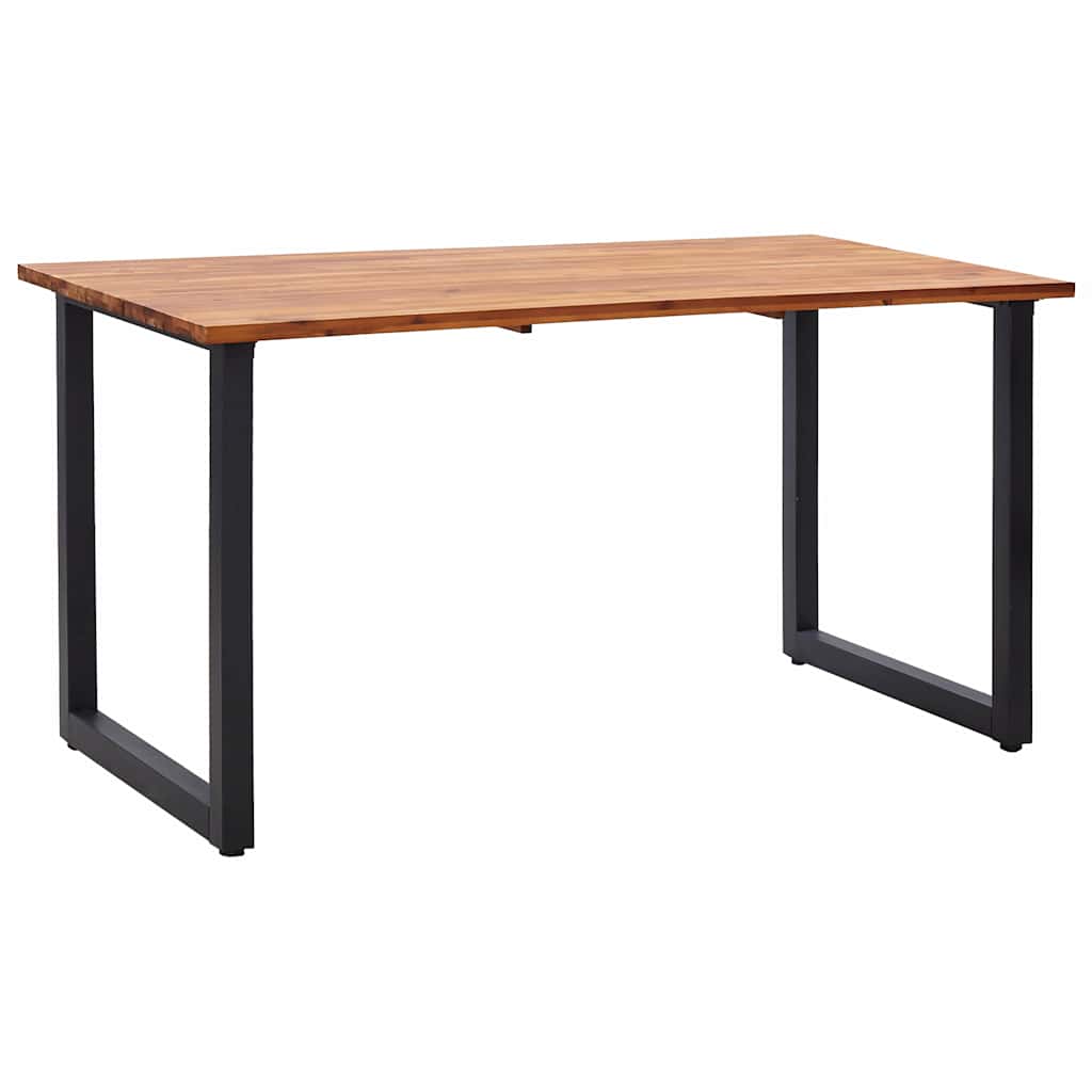 Set Mobili da Pranzo Giardino 5 pz in Polyrattan Marrone