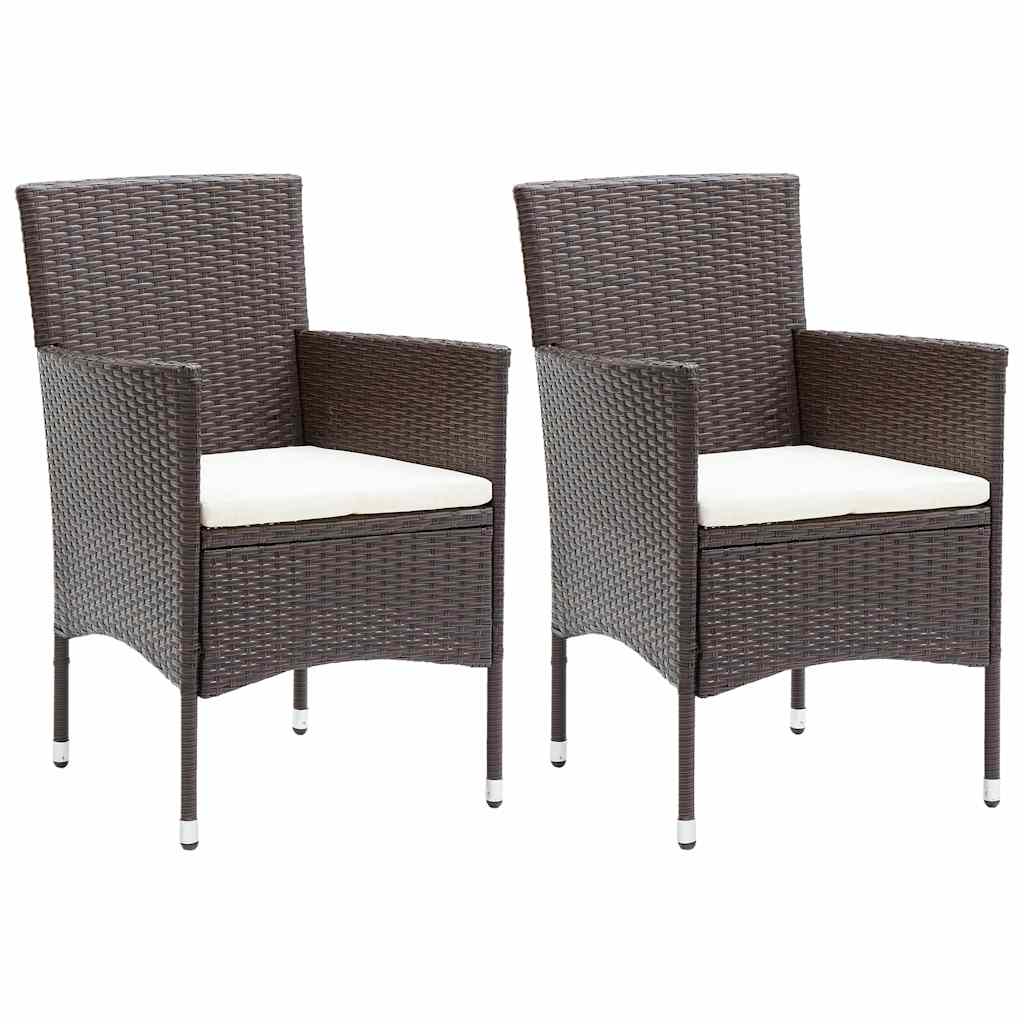 Set Mobili da Pranzo per Giardino 5 pz Marrone