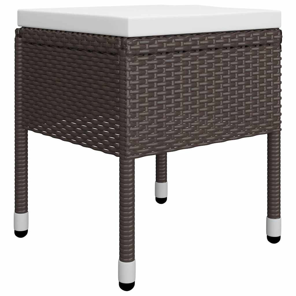 Set Mobili da Pranzo per Giardino 5 pz Marrone