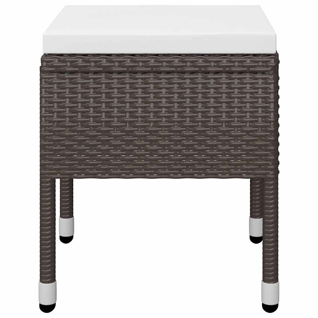 Set Mobili da Pranzo per Giardino 5 pz Marrone