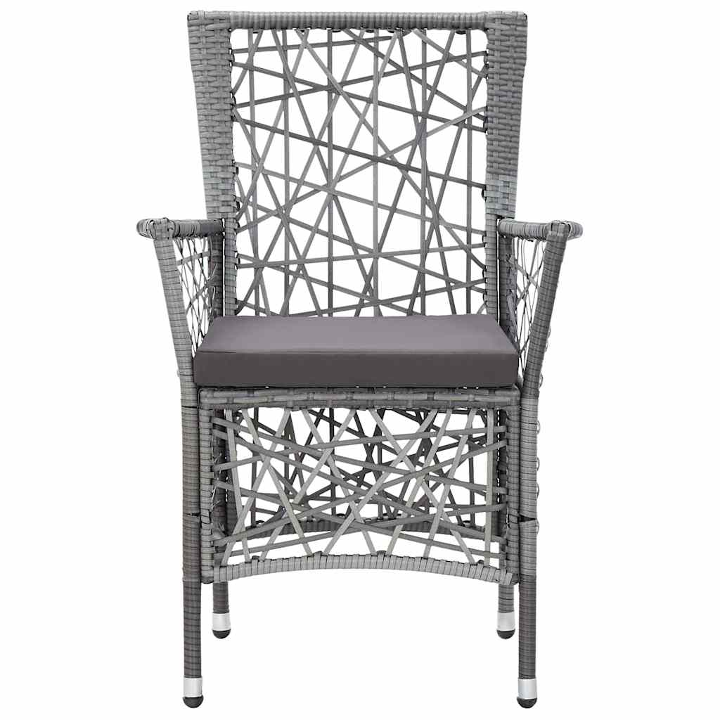 Set Mobili da Pranzo per Giardino 3 pz Grigio