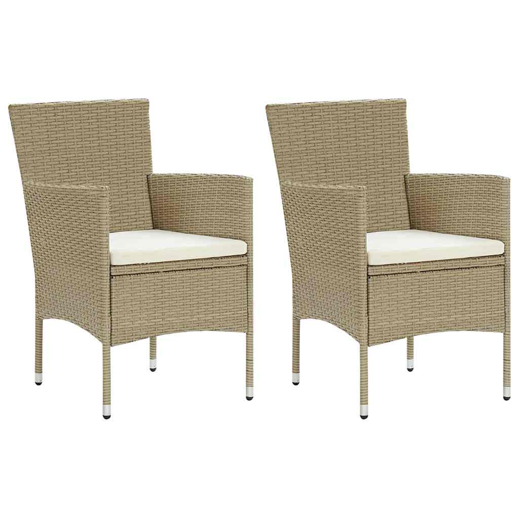 Set Mobili da Pranzo per Giardino 5 pz Beige