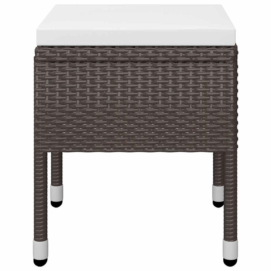 Set Mobili da Pranzo per Giardino 5 pz Marrone