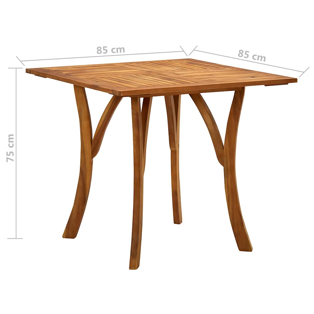Set Mobili da Pranzo per Giardino 3 pz Grigio
