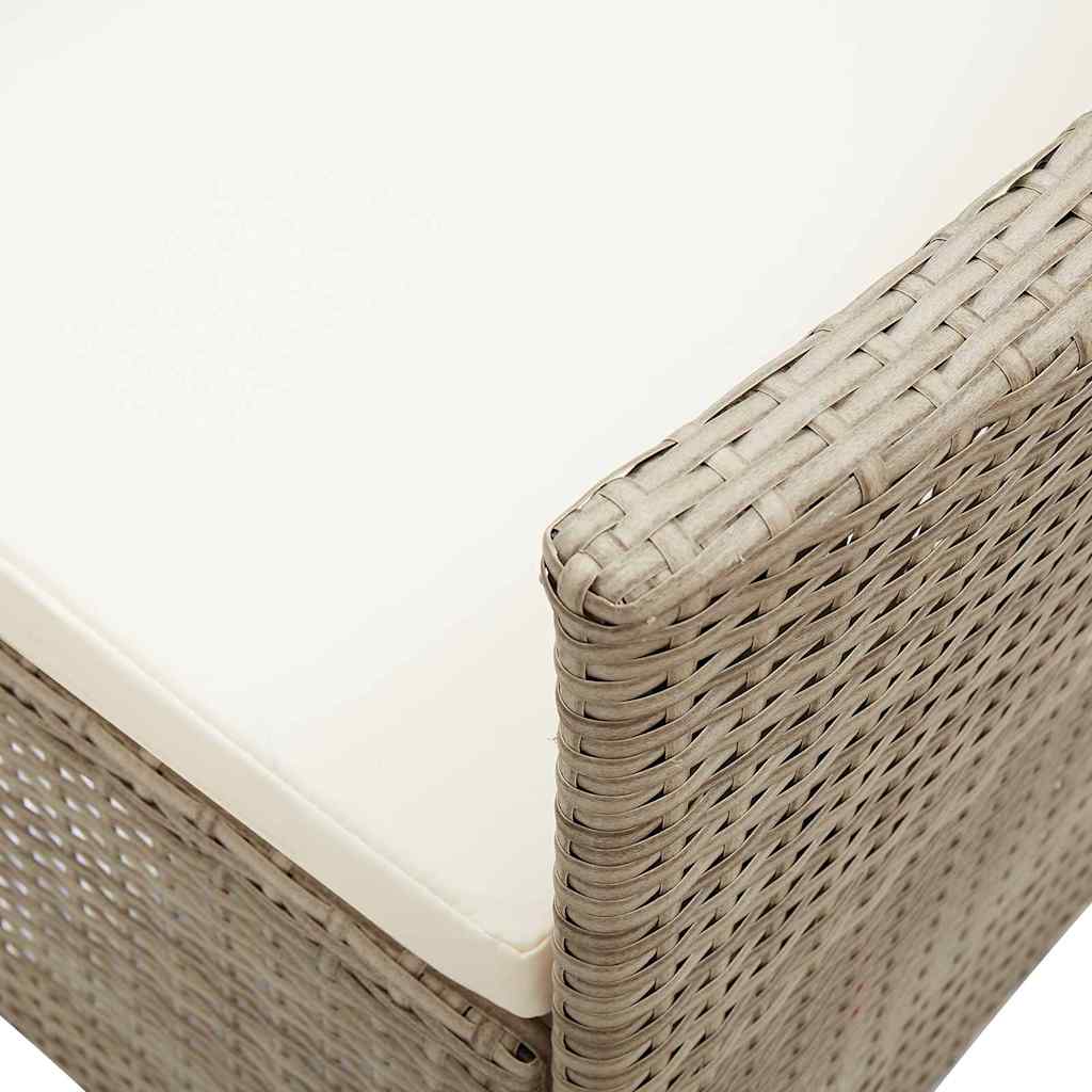 Set Mobili da Pranzo per Giardino 3 pz Beige