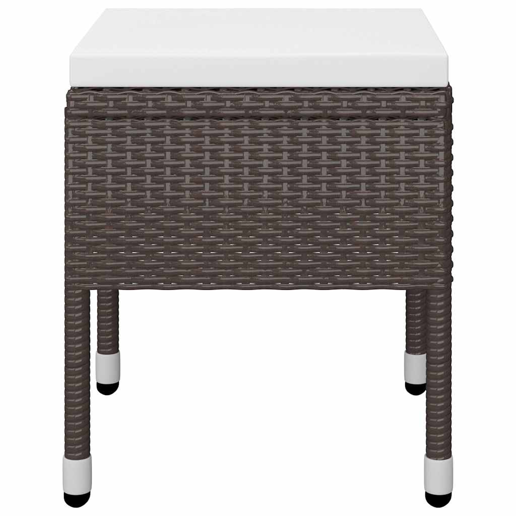 Set Mobili da Pranzo per Giardino 5 pz Marrone