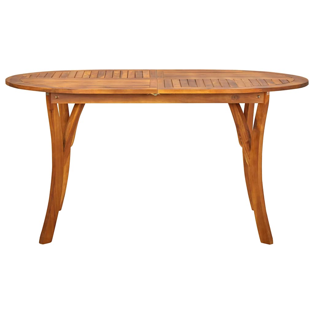 Set da Pranzo per Giardino 7 pz Grigio