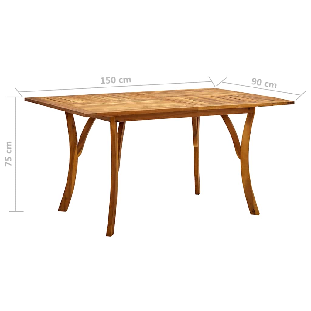 Set Mobili da Pranzo per Giardino 5 pz Antracite