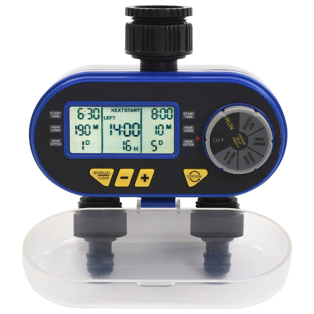 Timer Digitale Irrigazione a Doppia Uscita e Sensore Pioggia