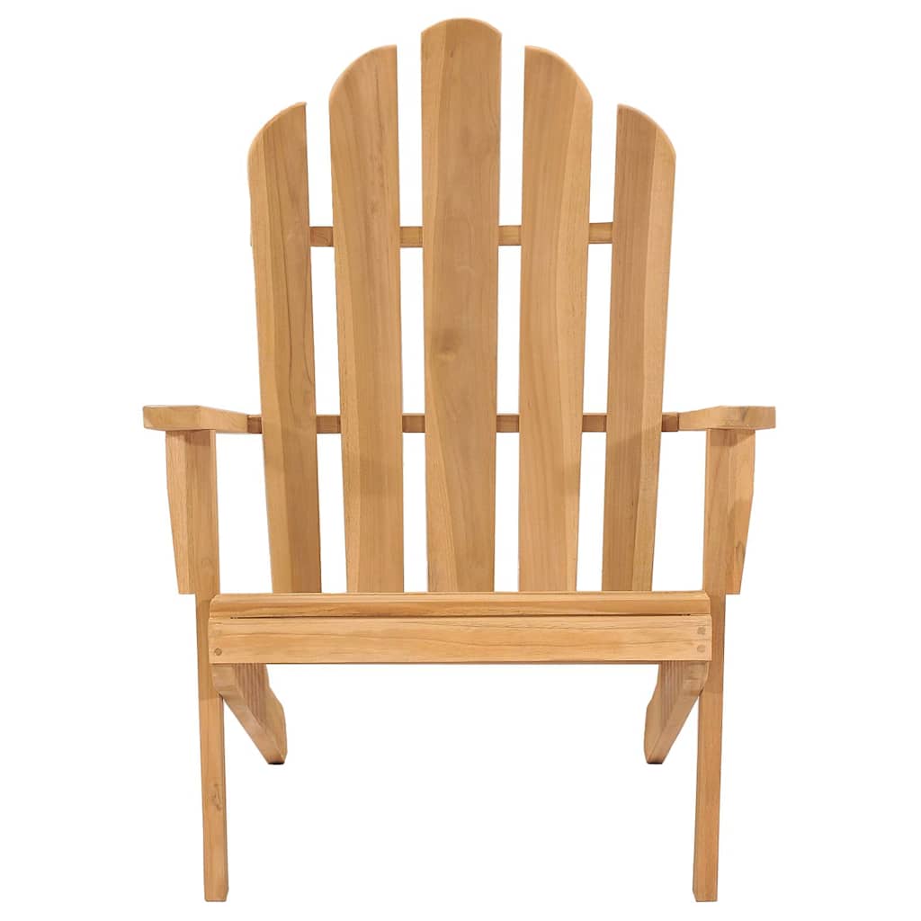 Sedie Adirondack 2 pz in Legno Massello di Teak
