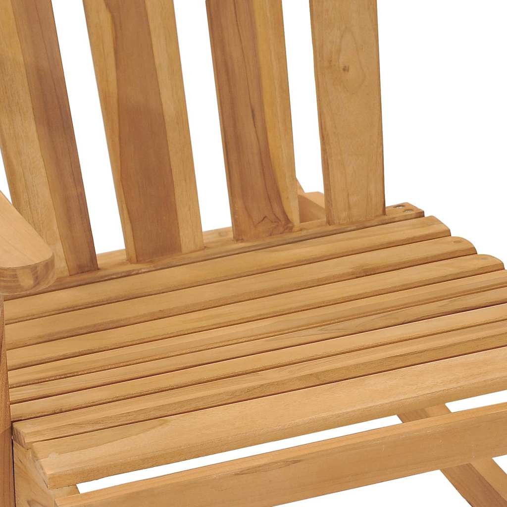 Sedie a Dondolo Adirondack 2 pz in Legno Massello di Teak