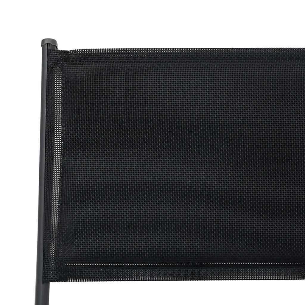 Set da Pranzo per Giardino 9 pz in Acciaio