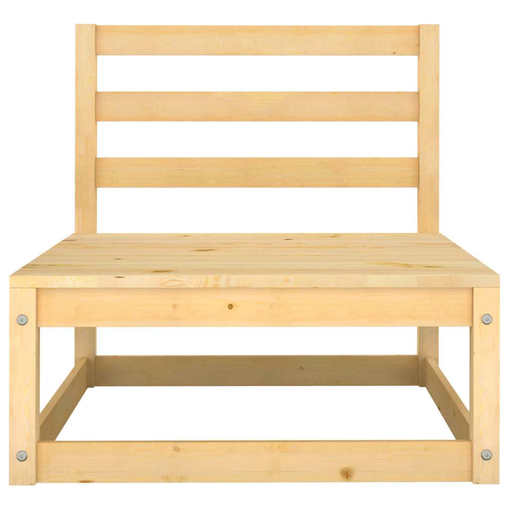 Set Divani da Giardino 6 pz in Legno Massello di Pino