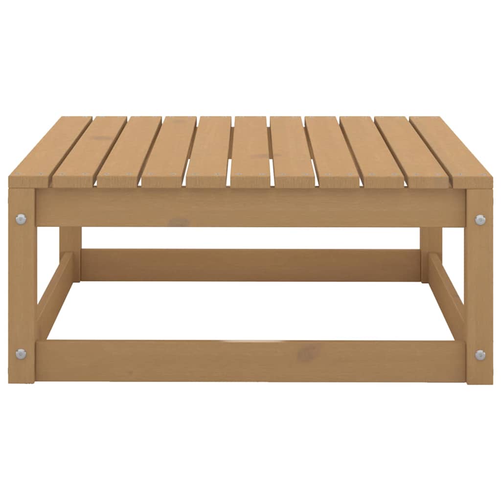 Set Salotto da Giardino 6pz Marrone Ambra Legno Massello Pino