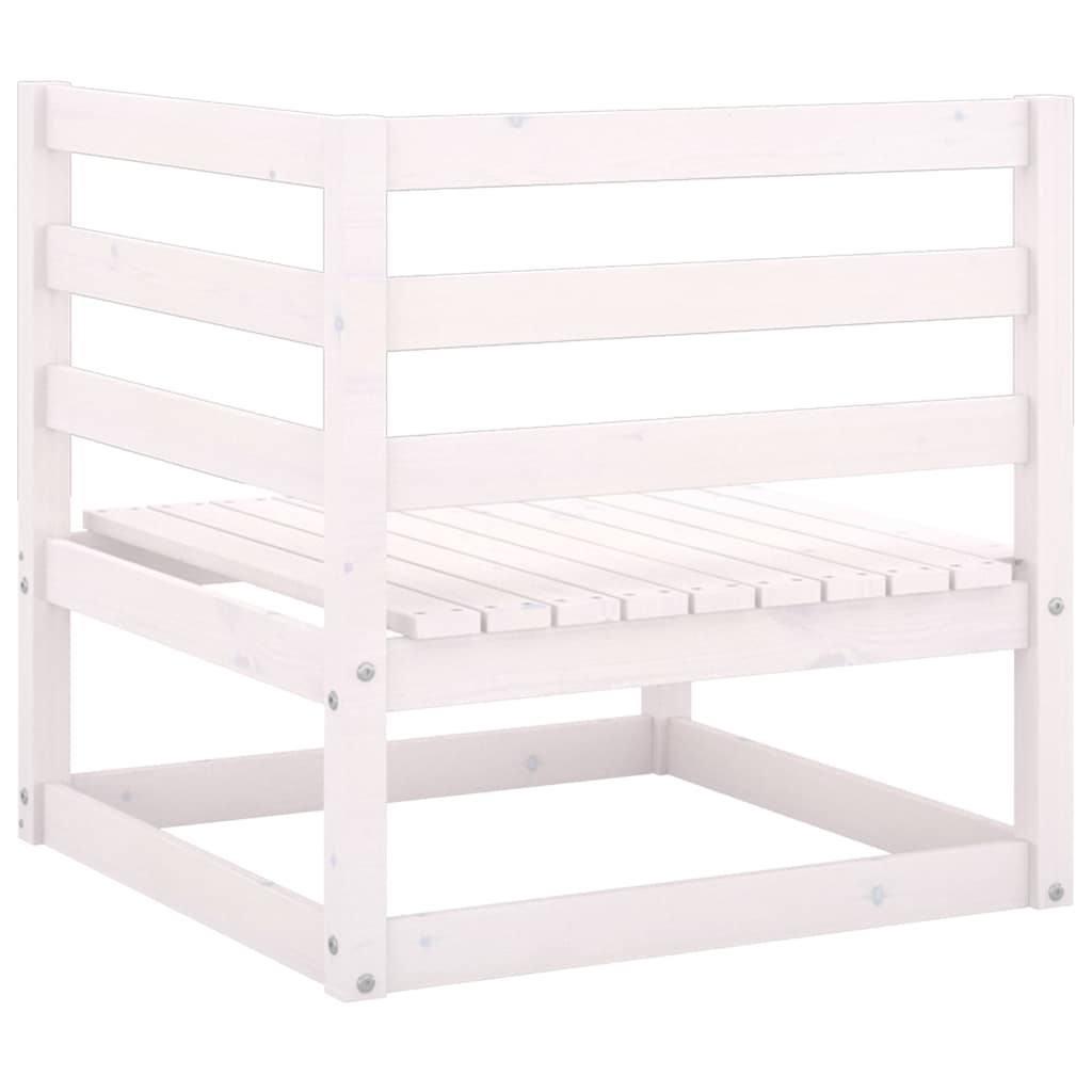 Set Divani da Giardino 5 pz con Cuscini Legno Massello di Pino