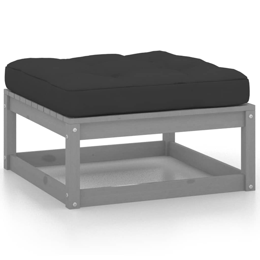 Set Divani da Giardino 6 pz con Cuscini Legno Massello Pino