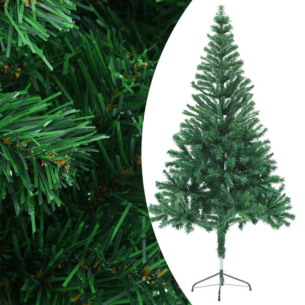 Albero di Natale Preilluminato con Palline 150 cm 380 Rami