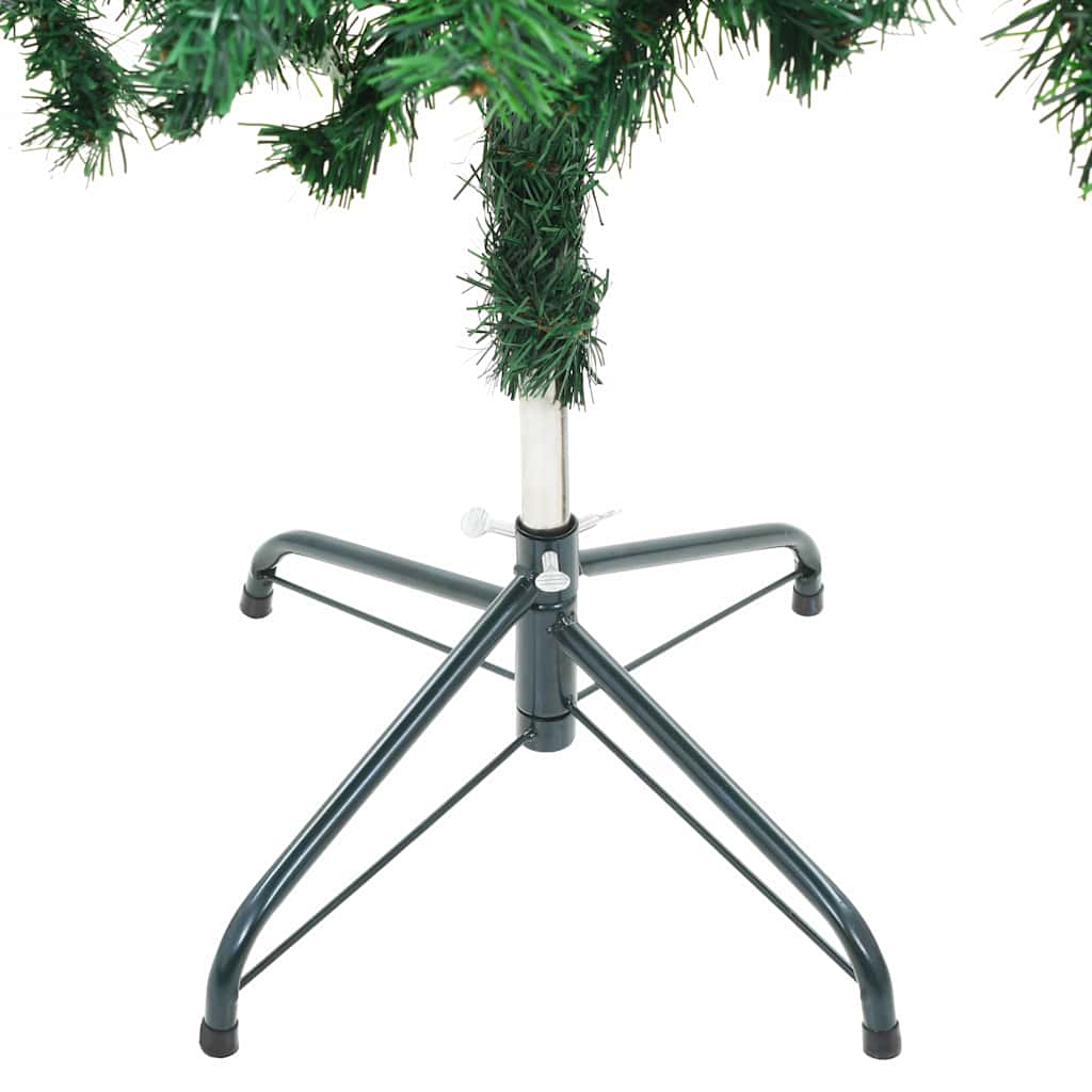 Albero di Natale Preilluminato con Palline 150 cm 380 Rami
