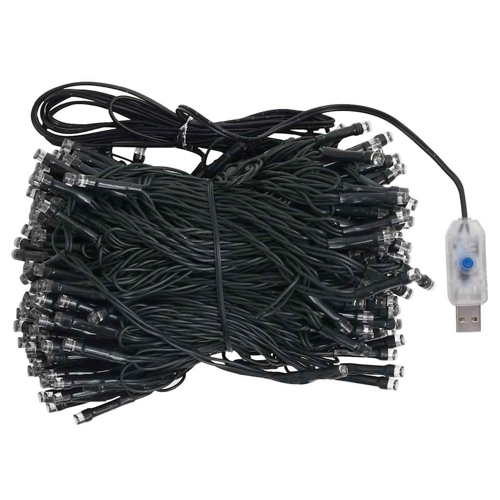 Albero di Natale Preilluminato con Palline Nero 240 cm PVC