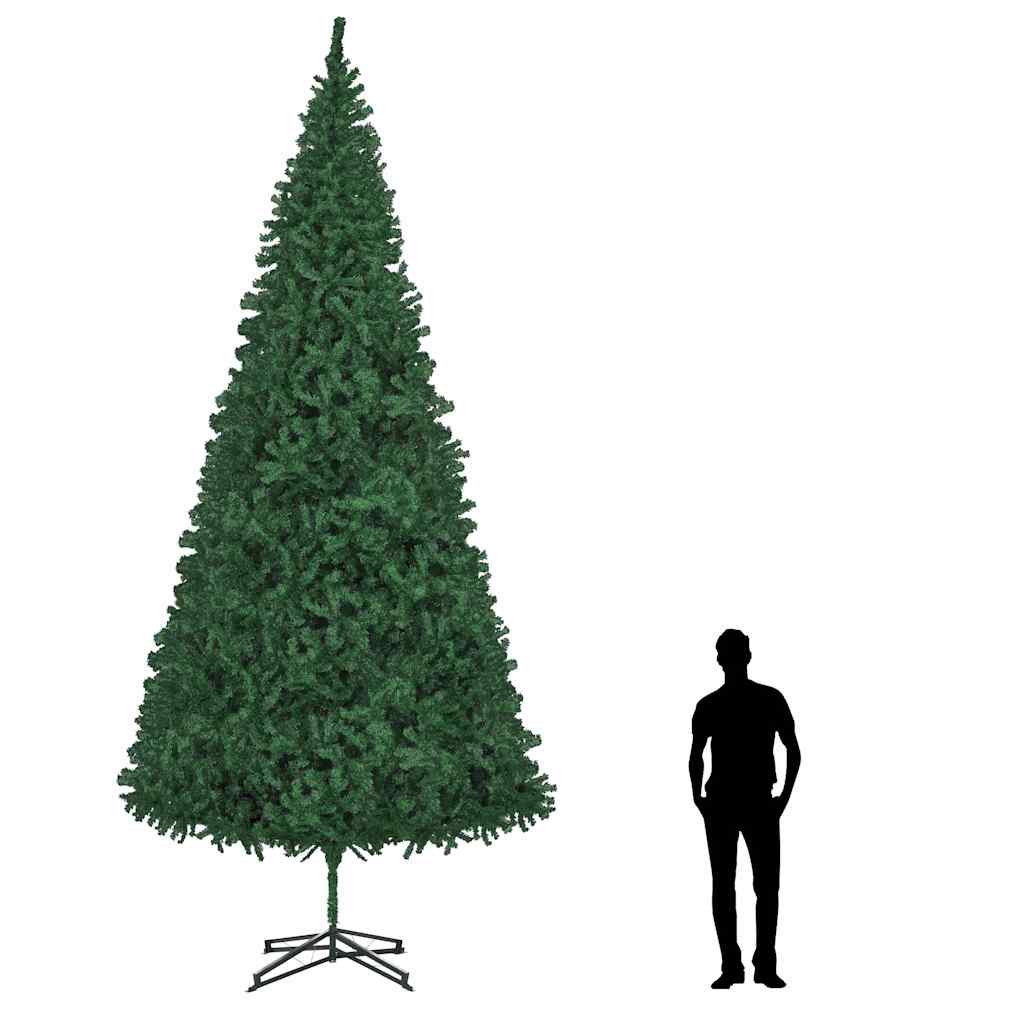 Albero di Natale Preiluminato Artificiale 500 cm Verde