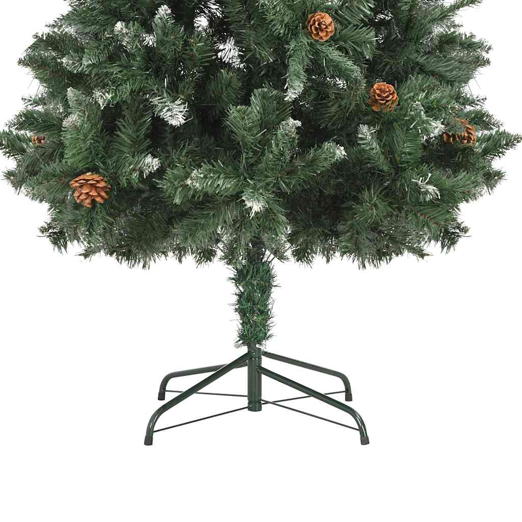 Albero di Natale Preilluminato con Palline 180 cm
