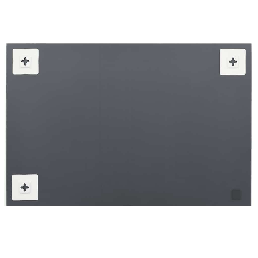 Specchio da Parete Rettangolare con Luci LED in Vetro