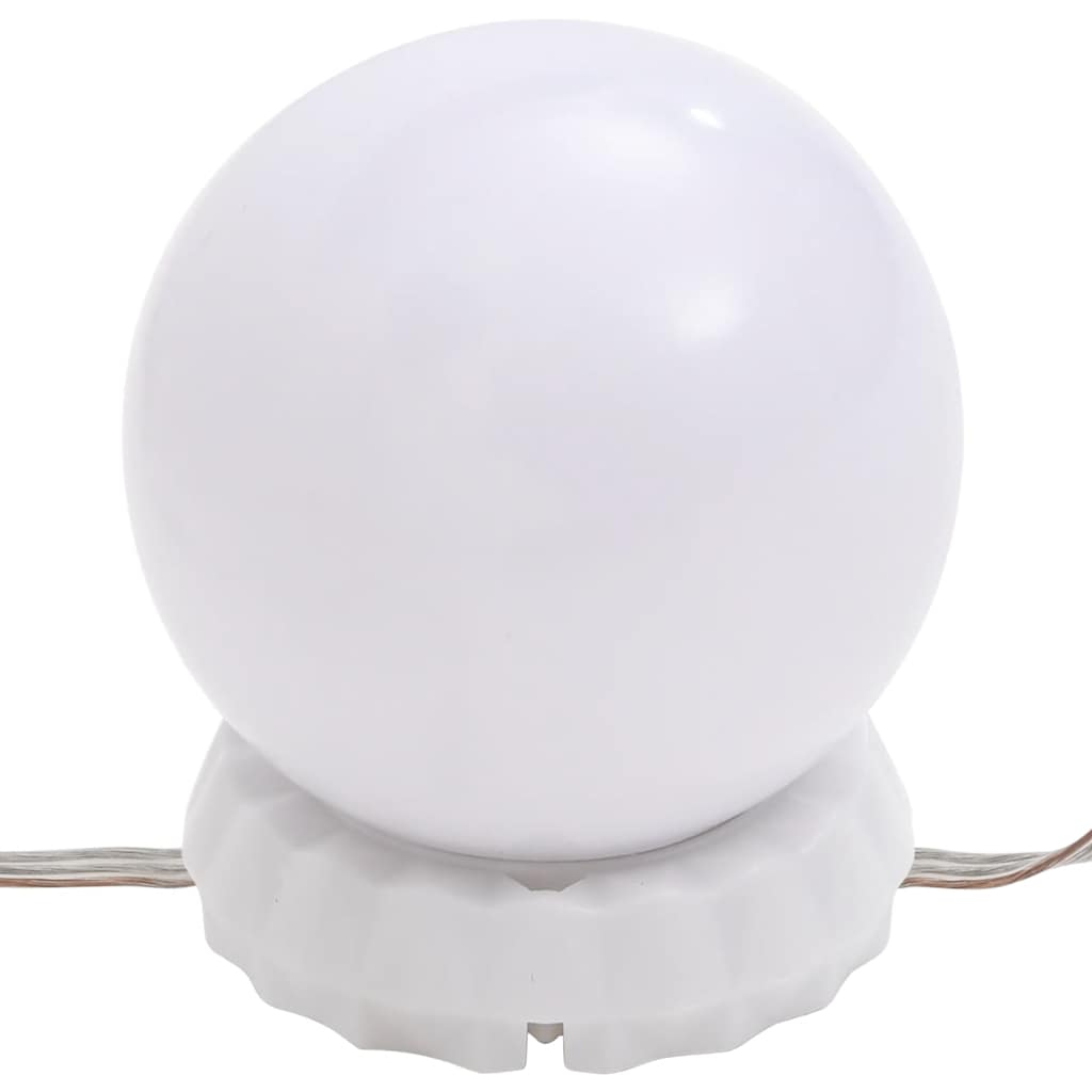 Specchio Parete Rettangolare Senza Cornice con Luci LED Vetro