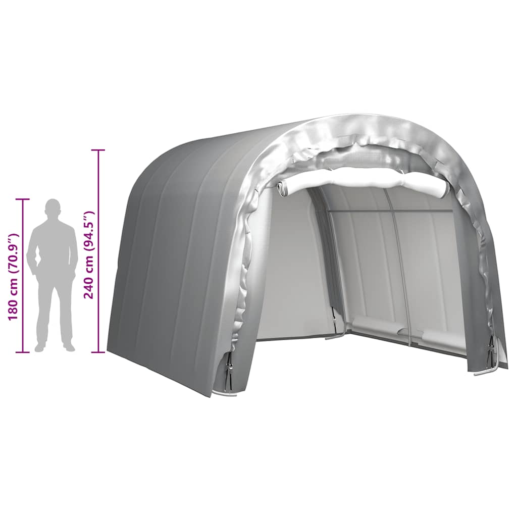 Tenda Capannone 300x300 cm in Acciaio Grigio