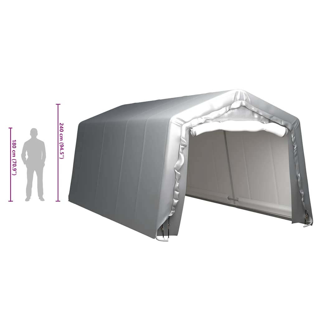 Tenda 300x600 cm Grigio Acciaio