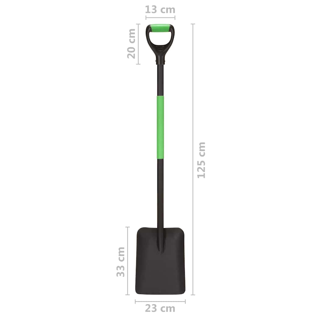 Set di Attrezzi da Giardinaggio 4 pz Impugnatura a D in Acciaio