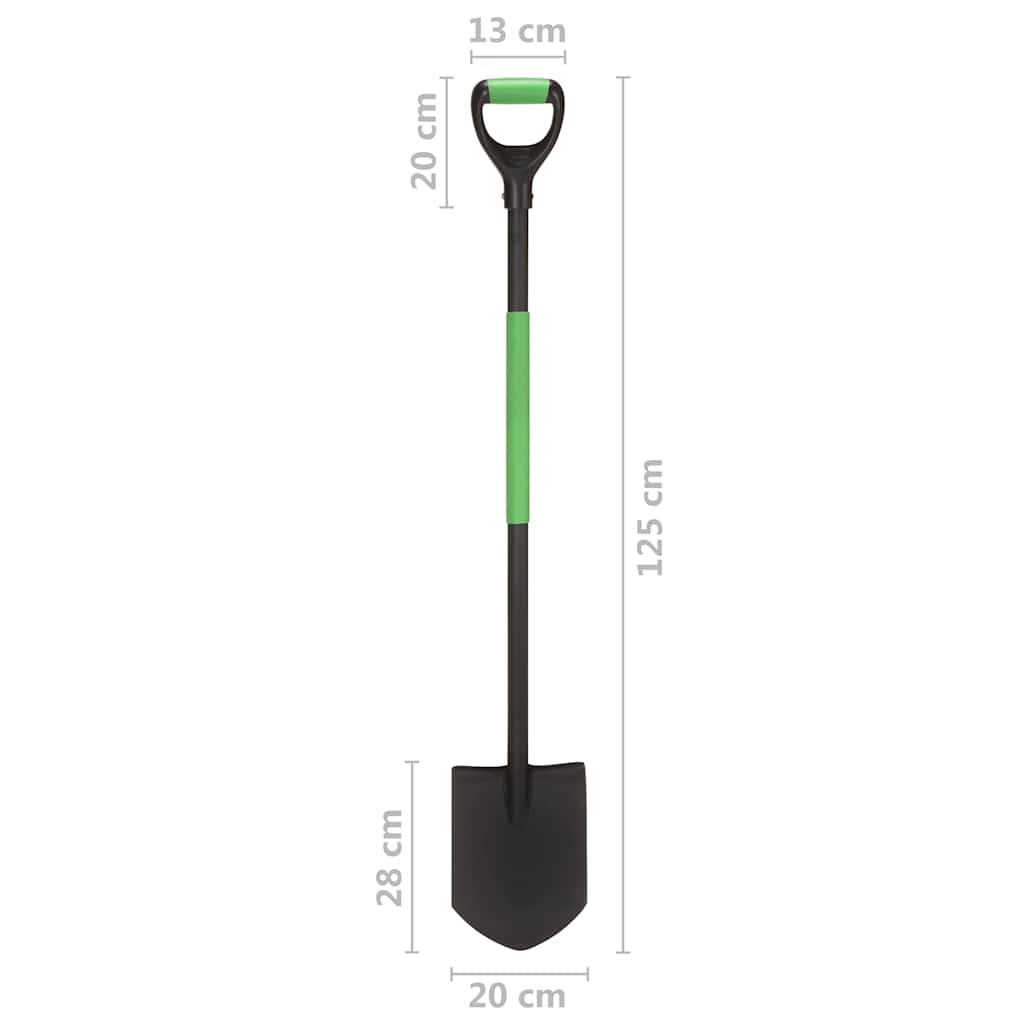 Set di Attrezzi da Giardinaggio 4 pz Impugnatura a D in Acciaio