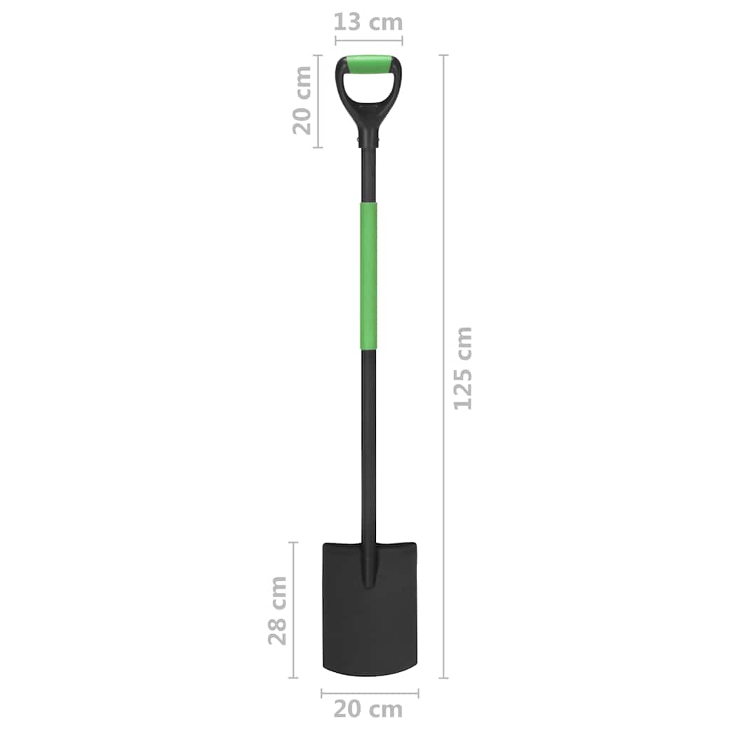 Set di Attrezzi da Giardinaggio 4 pz Impugnatura a D in Acciaio