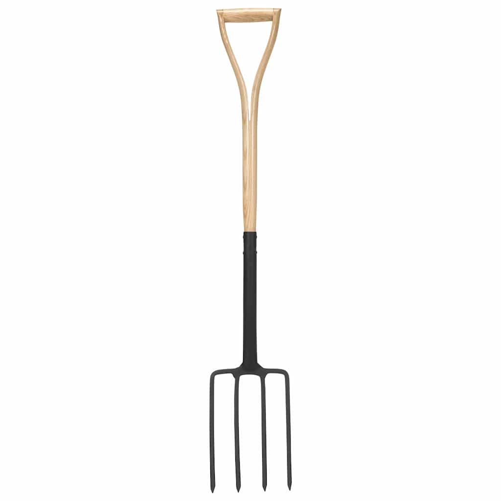 Set Attrezzi Giardinaggio 4pz Impugnatura YD Acciaio e Frassino