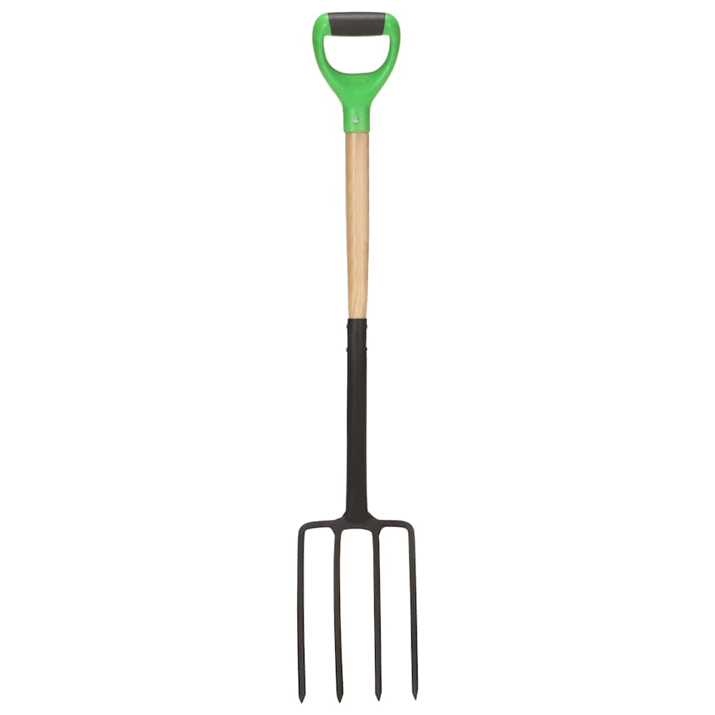 Set Attrezzi Giardinaggio 4pz Impugnatura D Acciaio Legno Duro