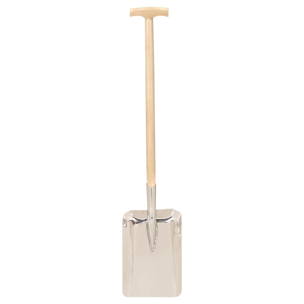 Set Attrezzi Giardinaggio Impugnatura T Acciaio Inox e Frassino