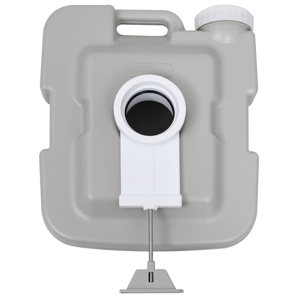Toilette Portatile da Campeggio con Tenda 10+10 L