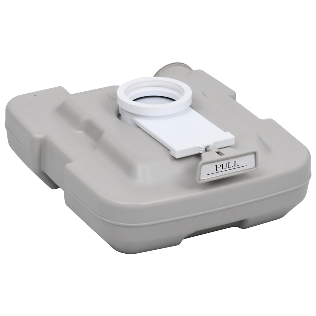 Toilette Portatile da Campeggio con Tenda 10+10 L