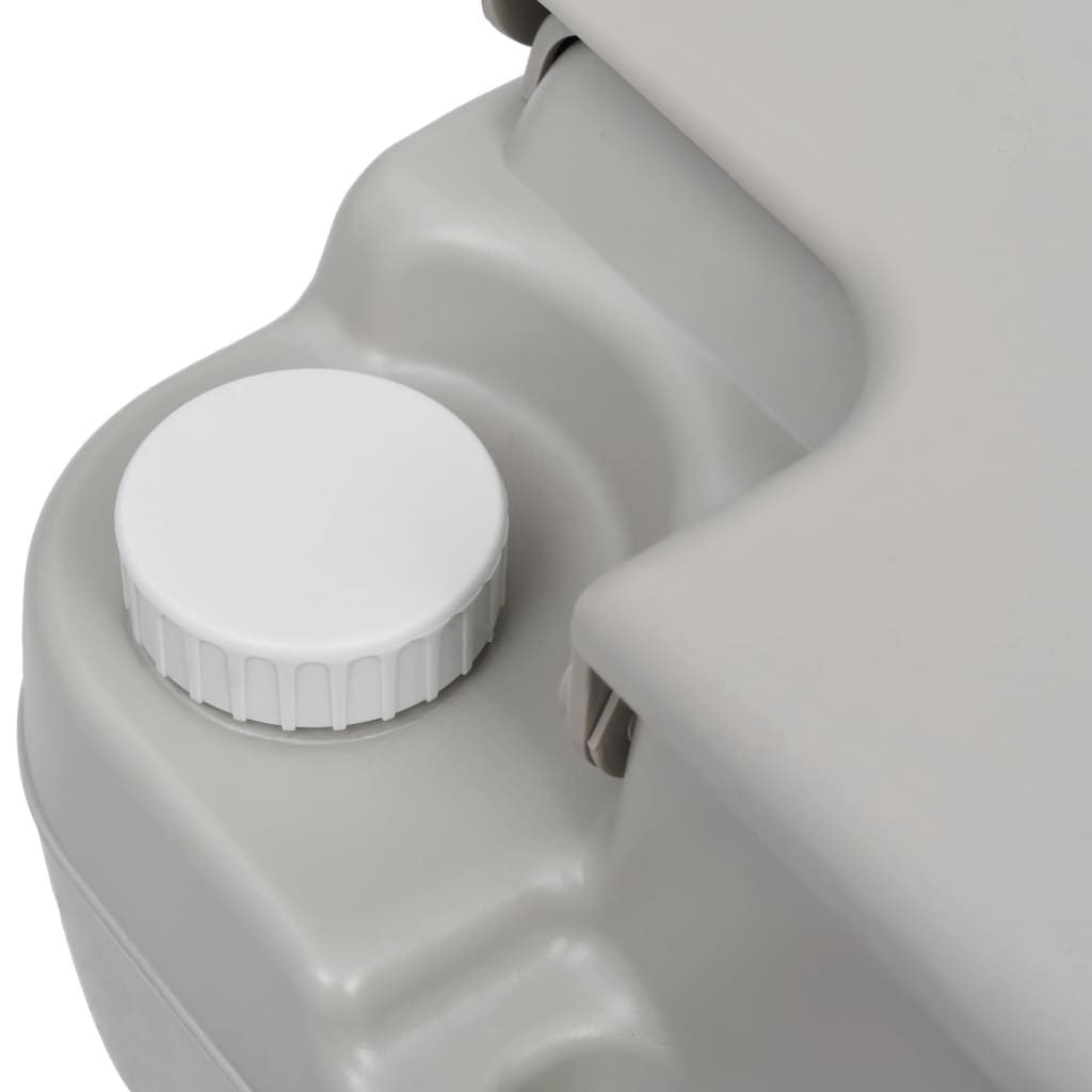 Toilette Portatile da Campeggio con Tenda 10+10 L