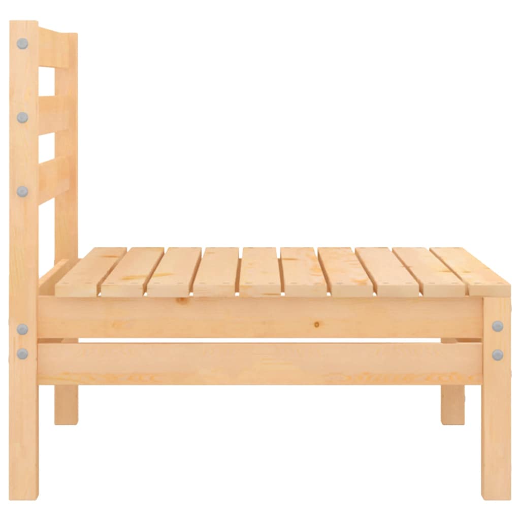 Set Divani da Giardino 9 pz in Legno Massello di Pino