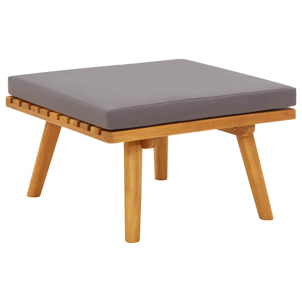 Set Divani da Giardino 7 pz con Cuscini in Massello di Acacia