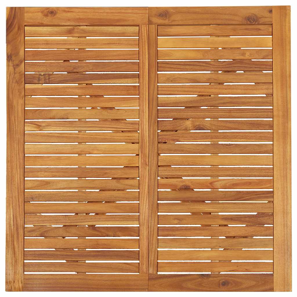 Set Mobili da Pranzo per Giardino 5 pz Legno Massello di Acacia
