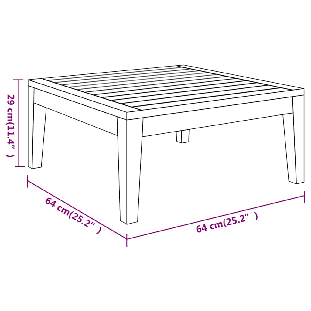 Set Divani Giardino 3 pz con Cuscini Grigio Scuro Legno Acacia