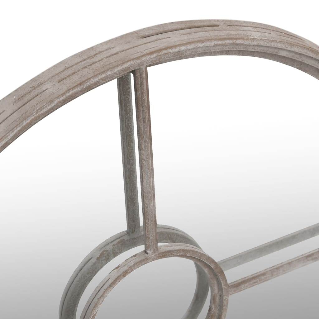 Specchio Sabbia 40x4 cm Ferro Rotondo per Uso Interno