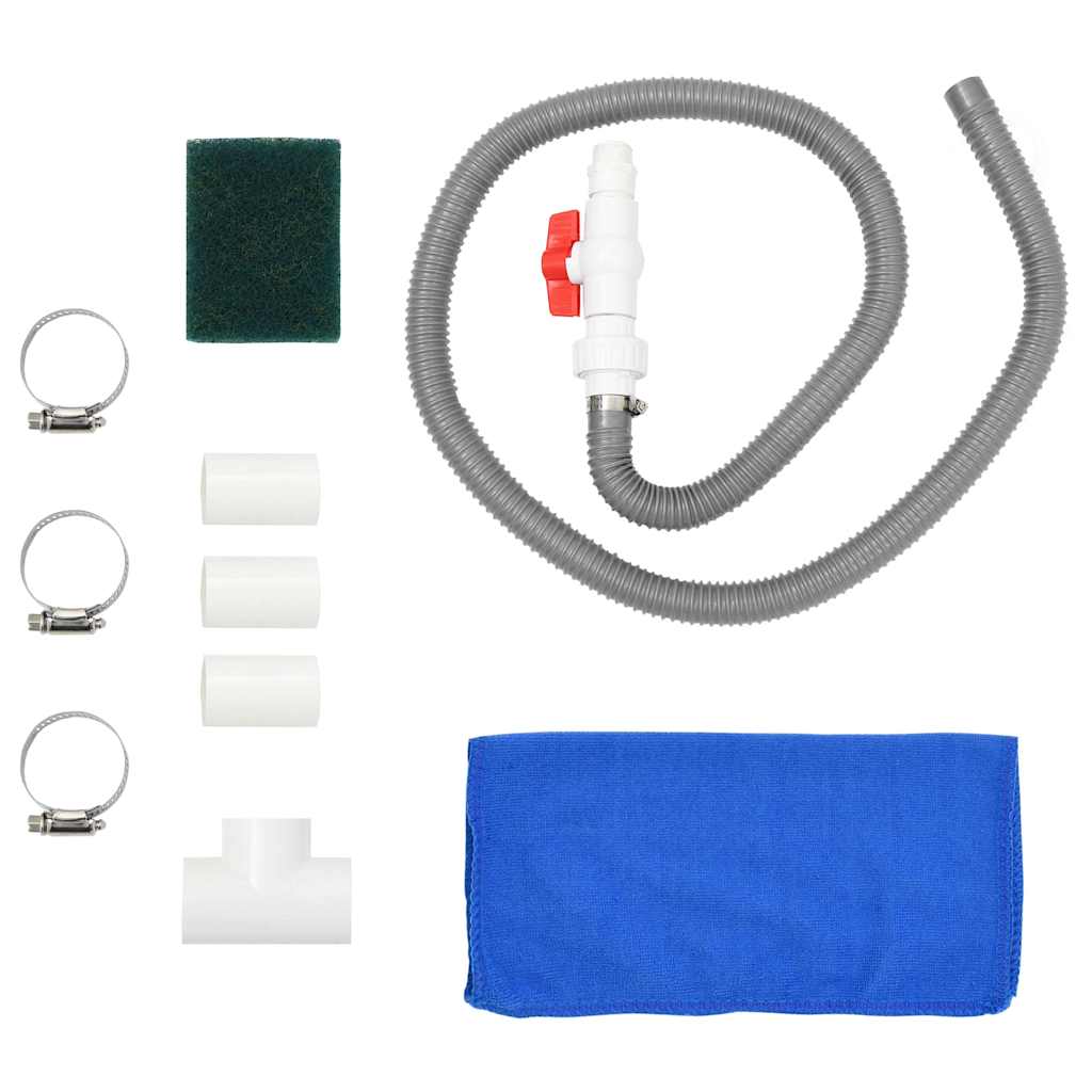 Set Fontana da Piscina con Connettore e LED RGB Acrilico 50 cm