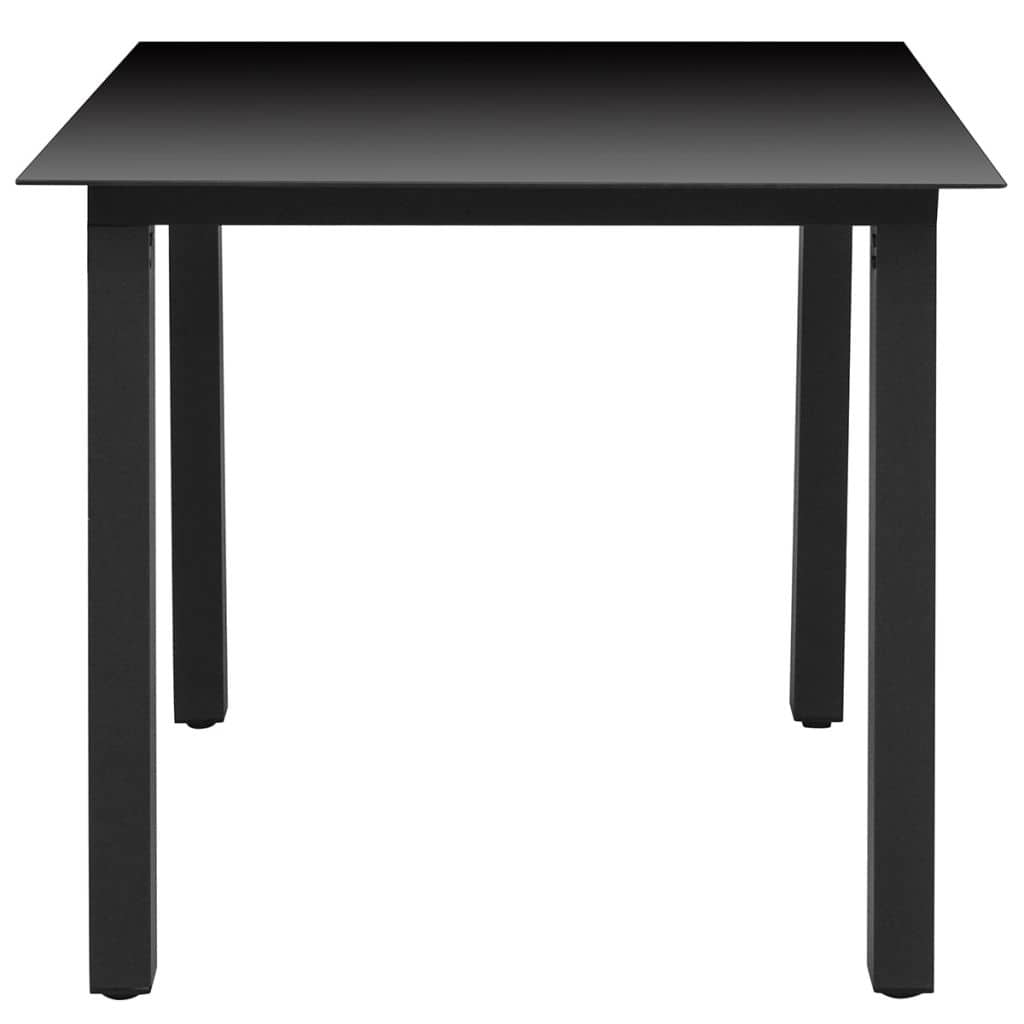 Set da Pranzo per Giardino 5 pz con Cuscini Polyrattan Marrone