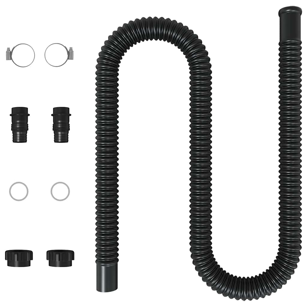 Pannelli Solari Termici Curvi per Piscina 3 pz 110x65 cm
