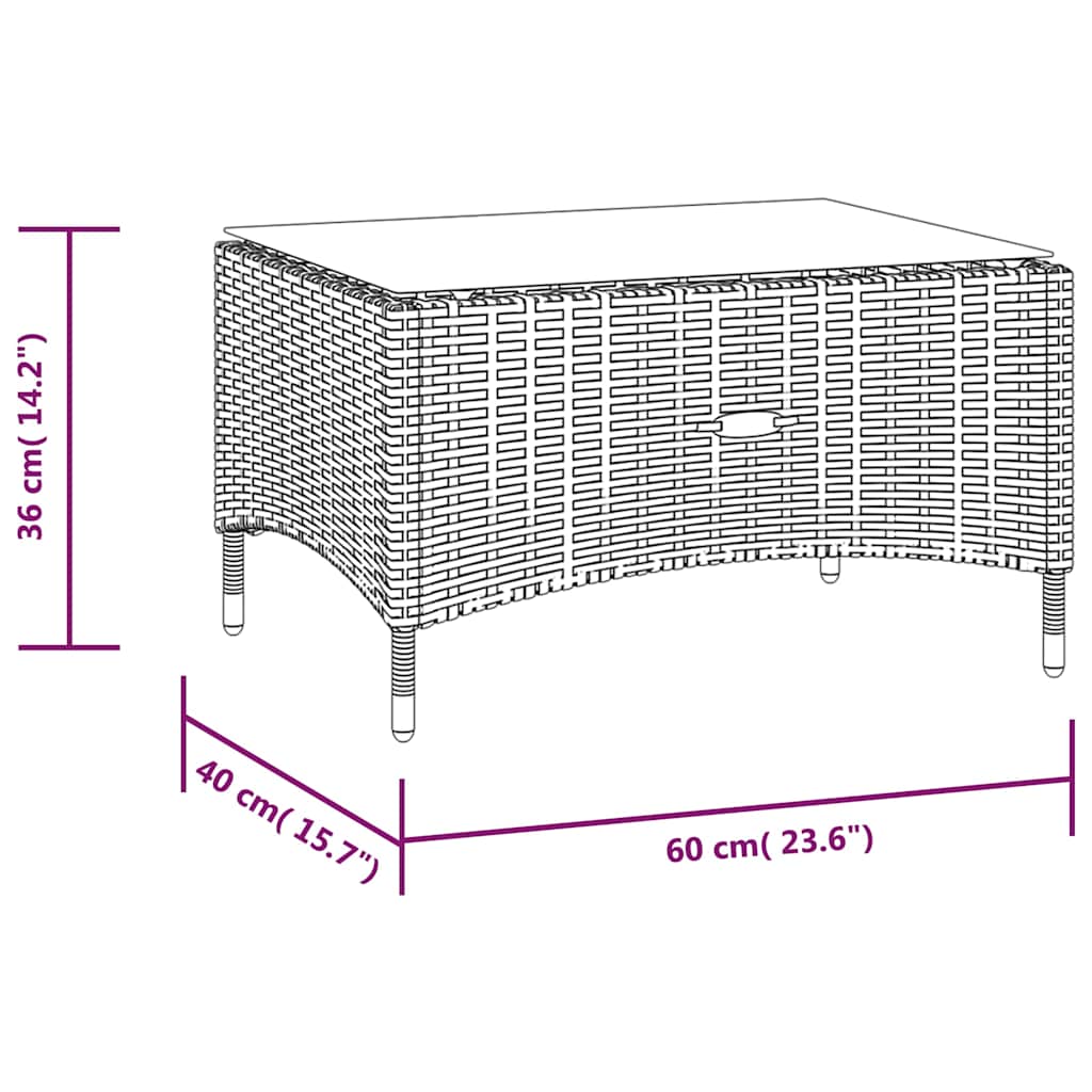Set Divani da Giardino 8 pz con Cuscini in Polyrattan Marrone